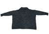 ISSEY MIYAKE JAPAN. zucca Green/Grey Wool Acrylic Low Gauge Cardigan