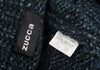 ISSEY MIYAKE JAPAN. zucca Green/Grey Wool Acrylic Low Gauge Cardigan