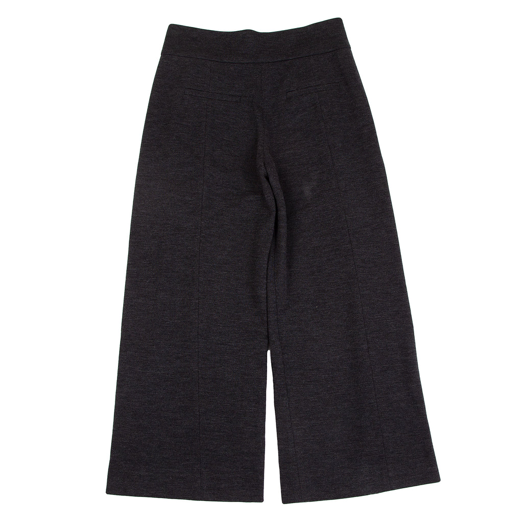 SONIA RYKIEL PARIS. Charcoal Color Wool Sailor Wide Pants