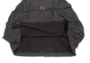 SENSOUNICO JAPAN. Black Dot Printed Belted Sleeveless Dress