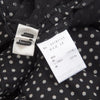 SENSOUNICO JAPAN. Black Dot Printed Belted Sleeveless Dress