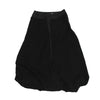 COMME des GARCONS JAPAN. TRICOT. Black Switching Slit Drape Skirt