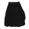 COMME des GARCONS JAPAN. TRICOT. Black Switching Slit Drape Skirt