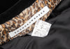 ISSEY MIYAKE JAPAN sunaokuwahara line.  Leopard Lining Black Velor Jacket