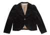 ISSEY MIYAKE JAPAN sunaokuwahara line.  Leopard Lining Black Velor Jacket