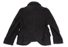 ISSEY MIYAKE JAPAN. Sunaokuwahara Metal Button Black Wool Knit Jacket