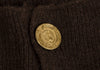 ISSEY MIYAKE JAPAN. sunaokuwahara High Neck Brown Wool Knit Cardigan