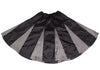 COMME des GARCONS COMME des GARCONS JAPAN. Black Poly Panel Switching Skirt