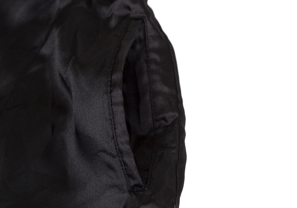 COMME des GARCONS COMME des GARCONS JAPAN. Black Poly Panel Switching Skirt