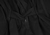 ISSEY MIYAKE JAPAN. zucca Dyed Black Cotton Trench Coat