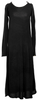 YOHJI YAMAMOTO JAPAN. Y's Cotton Low Gauge Black Knit Dress