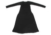YOHJI YAMAMOTO JAPAN. Y's Cotton Low Gauge Black Knit Dress