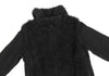 ISSEY MIYAKE JAPAN. HaaT Line. Black Alpaca Blended Fur Switching Blouson / Jacket