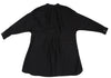 ISSEY MIYAKE JAPAN. sunaokuwahara Black Poly Rayon Pull Over Shirt Dress