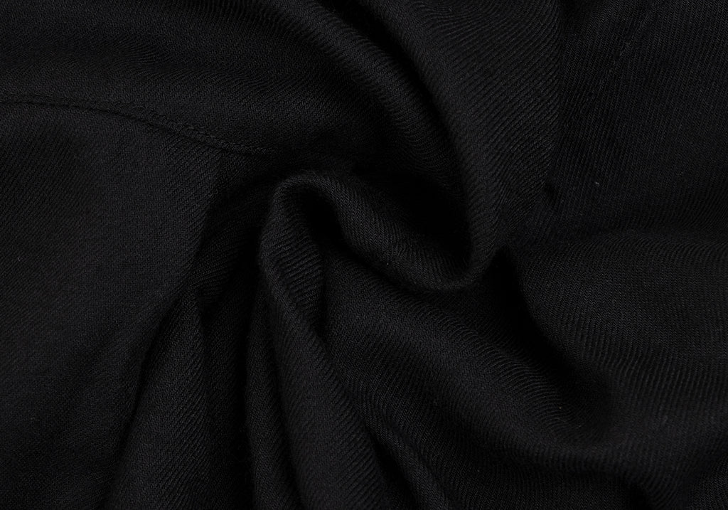 ISSEY MIYAKE JAPAN. sunaokuwahara Black Poly Rayon Pull Over Shirt Dress