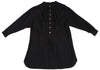 ISSEY MIYAKE JAPAN. sunaokuwahara Black Poly Rayon Pull Over Shirt Dress