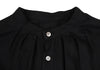 ISSEY MIYAKE JAPAN. sunaokuwahara Black Poly Rayon Pull Over Shirt Dress