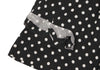 COMME des GARCONS JAPAN. robe de chambre. Black, White Frills Dot Skirt