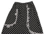 COMME des GARCONS JAPAN. robe de chambre. Black, White Frills Dot Skirt
