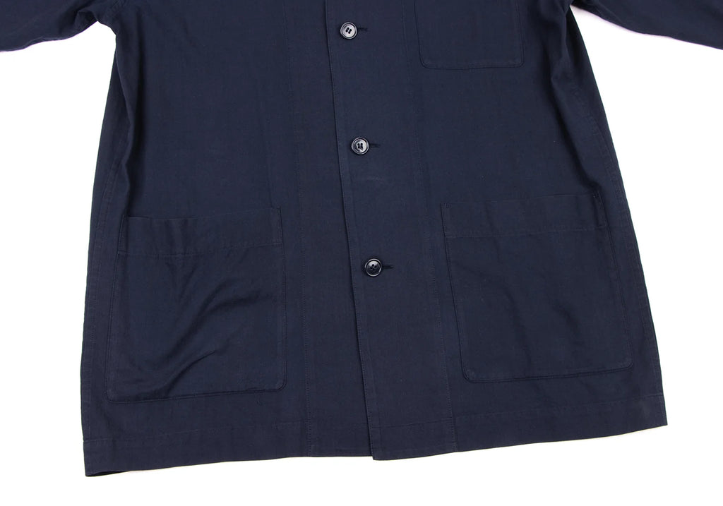 COMME des GARCONS JAPAN. robe de chambre Collar Taped Navy Shirt Jacket
