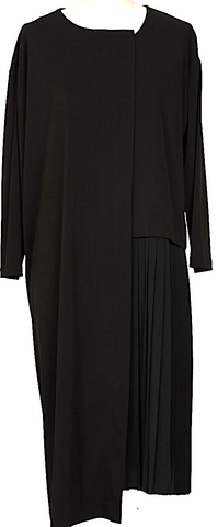 Celine Paris. Phoebe Philo Designed Black Viscose/Acetate Blend Mini Dress