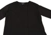 A/T ATSURO TAYAMA JAPAN. Black Pleated Switching Pullover Dress