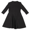 Alexander McQUEEN UK. Charcoal Color Curve Zipper Dress