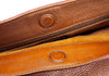 HIROFU JAPAN. Brown Leather Messenger/Shoulder Bag
