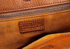 HIROFU JAPAN. Brown Leather Messenger/Shoulder Bag