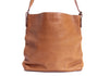 HIROFU JAPAN. Brown Leather Messenger/Shoulder Bag