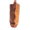 HIROFU JAPAN. Brown Leather Messenger/Shoulder Bag