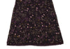 MaxMara Italy. Eggplant Color Lace Layered Floral Print Silk Skirt
