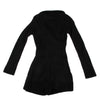 YOHJI YAMAMOTO JAPAN. Y's Wool Nylon Black Long Knit Jacket