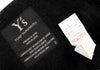 YOHJI YAMAMOTO JAPAN. Y's Wool Nylon Black Long Knit Jacket