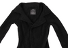 YOHJI YAMAMOTO JAPAN. Y's Wool Nylon Black Long Knit Jacket