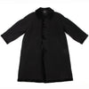 COMME des GARCONS JAPAN. TRICOT. Black Wool Material Switching Coat