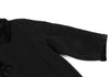 COMME des GARCONS JAPAN. TRICOT. Black Wool Material Switching Coat
