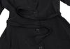 Max Mara ITALY. MAX&Co. Black Nylon Belted Half Coat