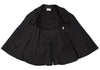 Max Mara ITALY. MAX&Co. Black Nylon Belted Half Coat