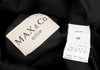 Max Mara ITALY. MAX&Co. Black Nylon Belted Half Coat