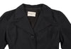 Max Mara ITALY. MAX&Co. Black Nylon Belted Half Coat