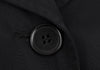 Max Mara ITALY. MAX&Co. Black Nylon Belted Half Coat