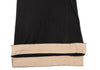 MaxMara  Italy. Black Silk/Cashmere Draped Neck Sleeveless Dress