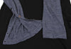 YOHJI YAMAMOTO JAPAN. Y's PINK LIMITED EDITION Bi-Color Black, Blue Raglan Knit Dress