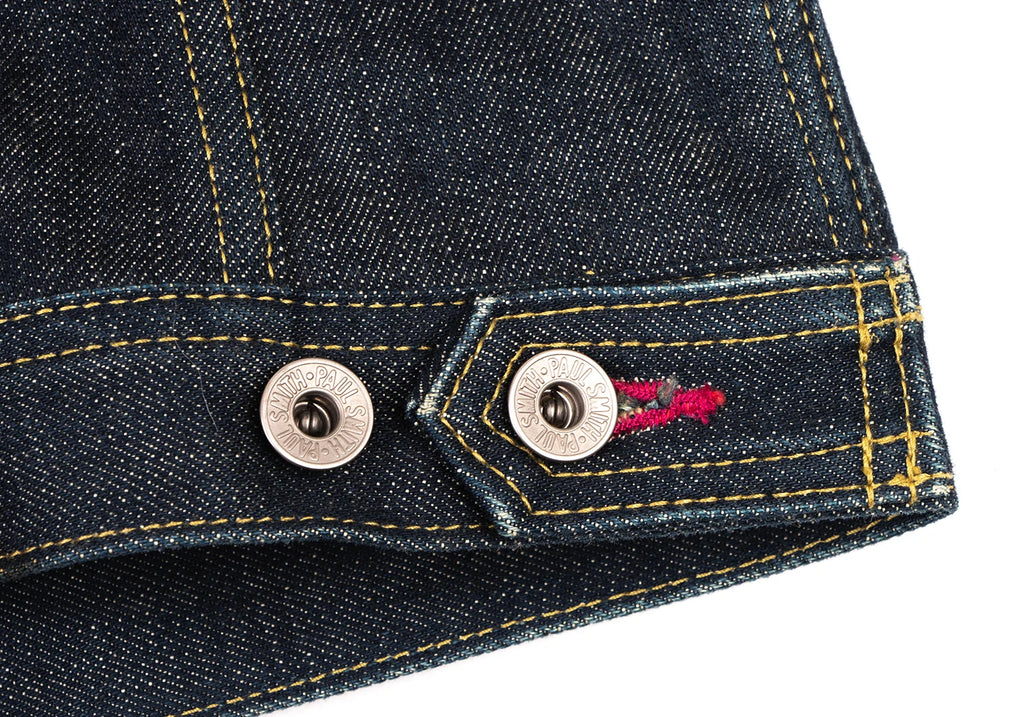 Paul Smith UK.  Indigo Selvedge DENIM Jeans Jacket