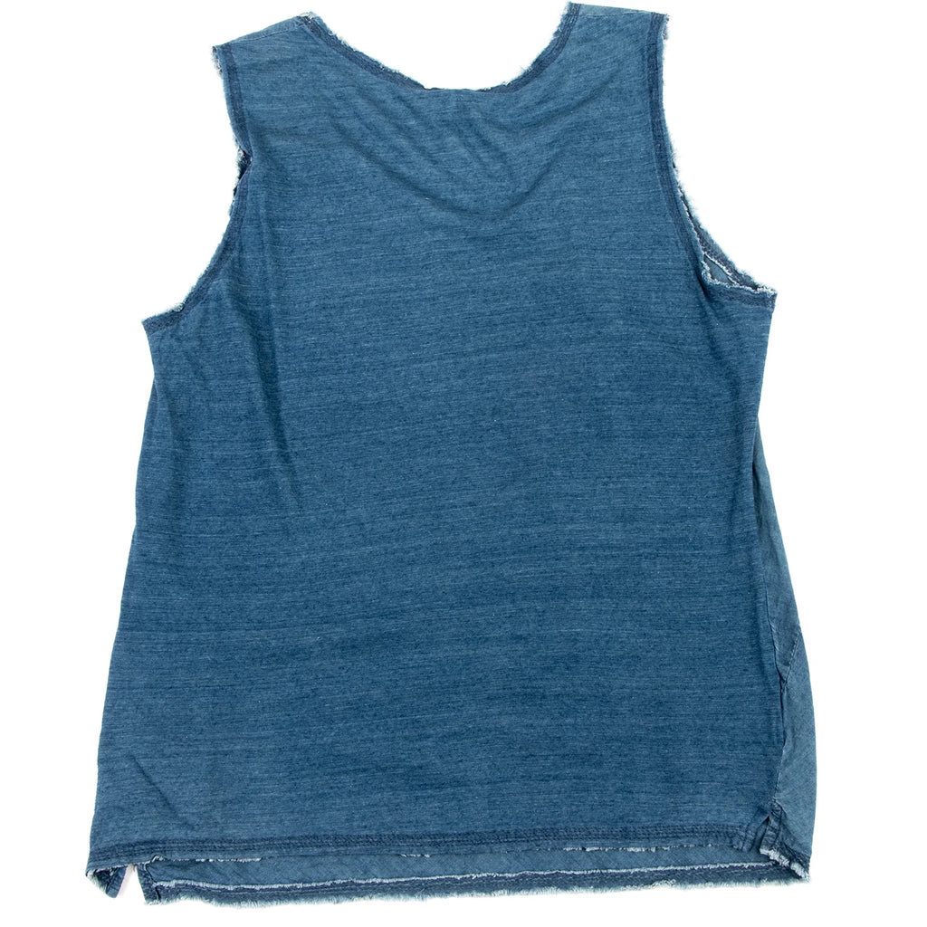 45rpm 45R Japan. Indigo Dyed Sleeveless Top