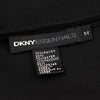 DKNY NEW YORK. ESSENTIALS Black Back Raglan V Neck Dress