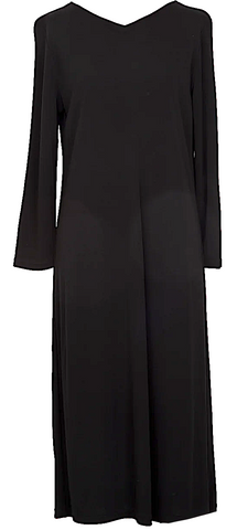 Ivan Grundahl Copenhagen. Black Polymaide Blend Long Dress