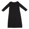 DKNY NEW YORK. ESSENTIALS Black Back Raglan V Neck Dress