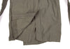 LANVIN en Bleu PARIS. Khaki Color Cut-off Nylon Trench Coat